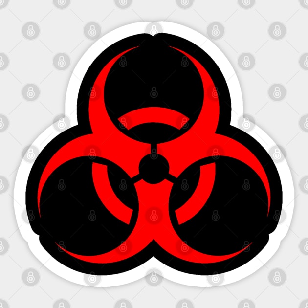 Biohazard Sticker by radiogalaxy